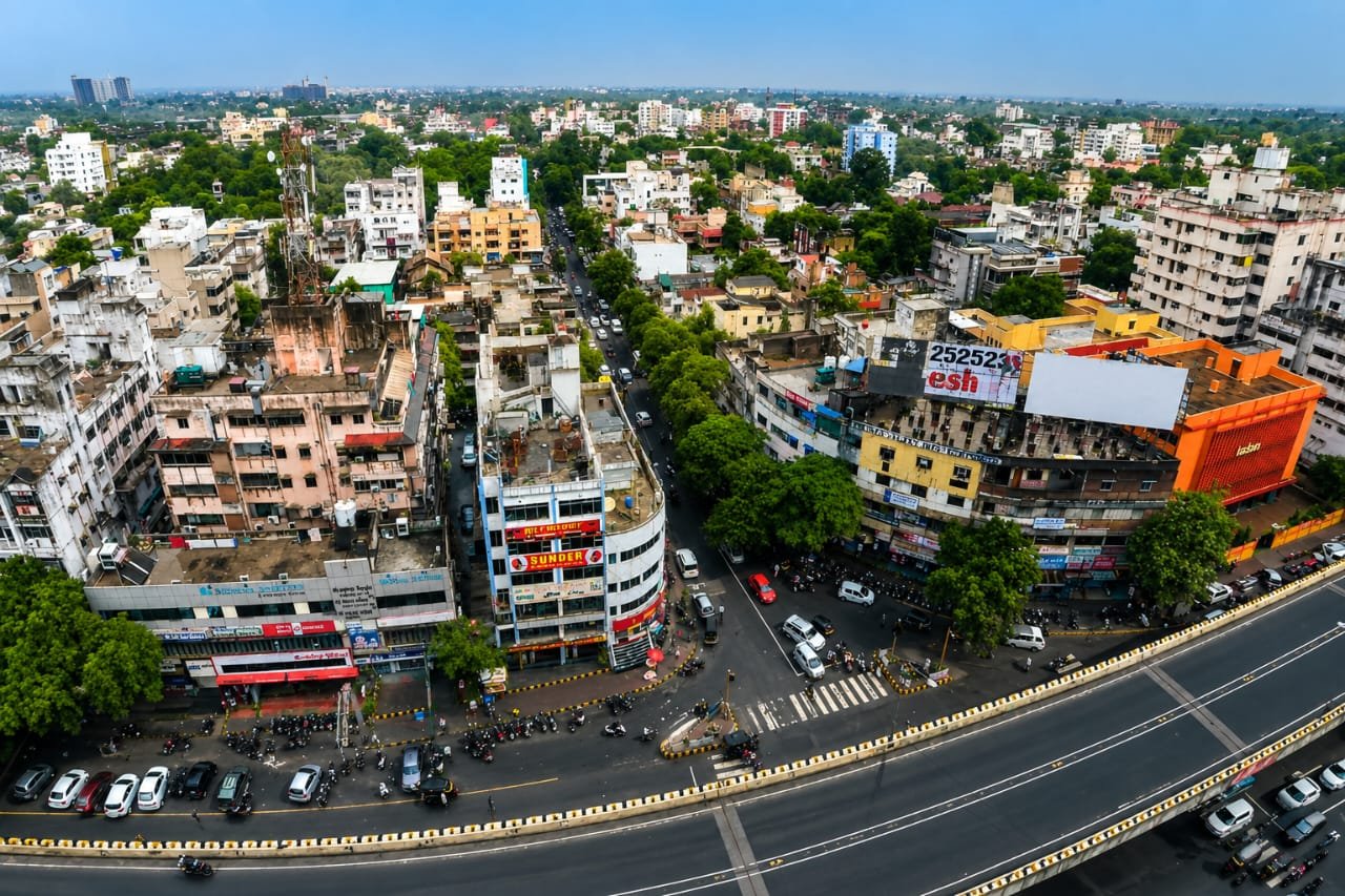 Nagpur central residential and commercial area